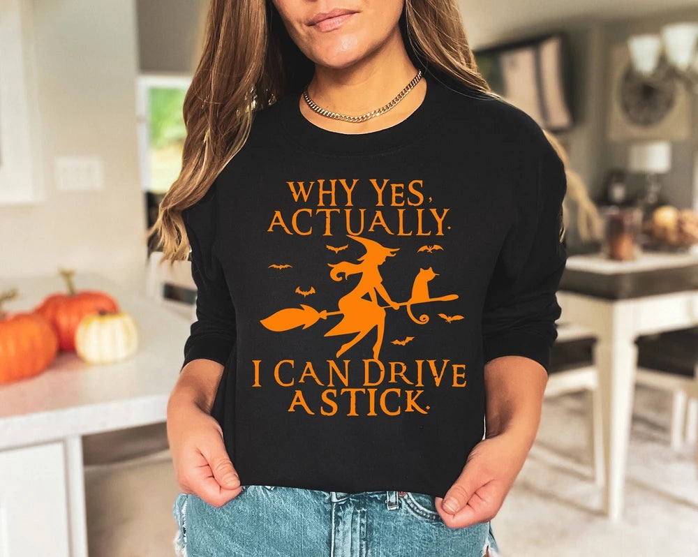 Funny Witch Halloween Party Tee