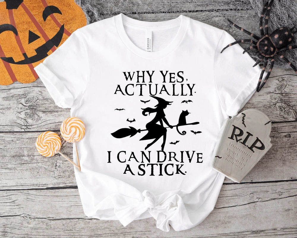 Funny Witch Halloween Party Tee