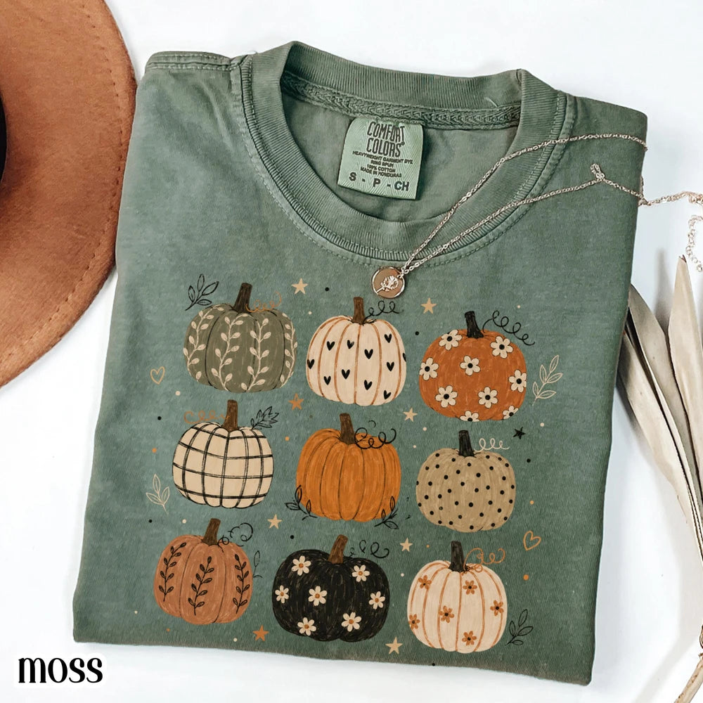 Boho Pumpkin Harvest T-Shirt