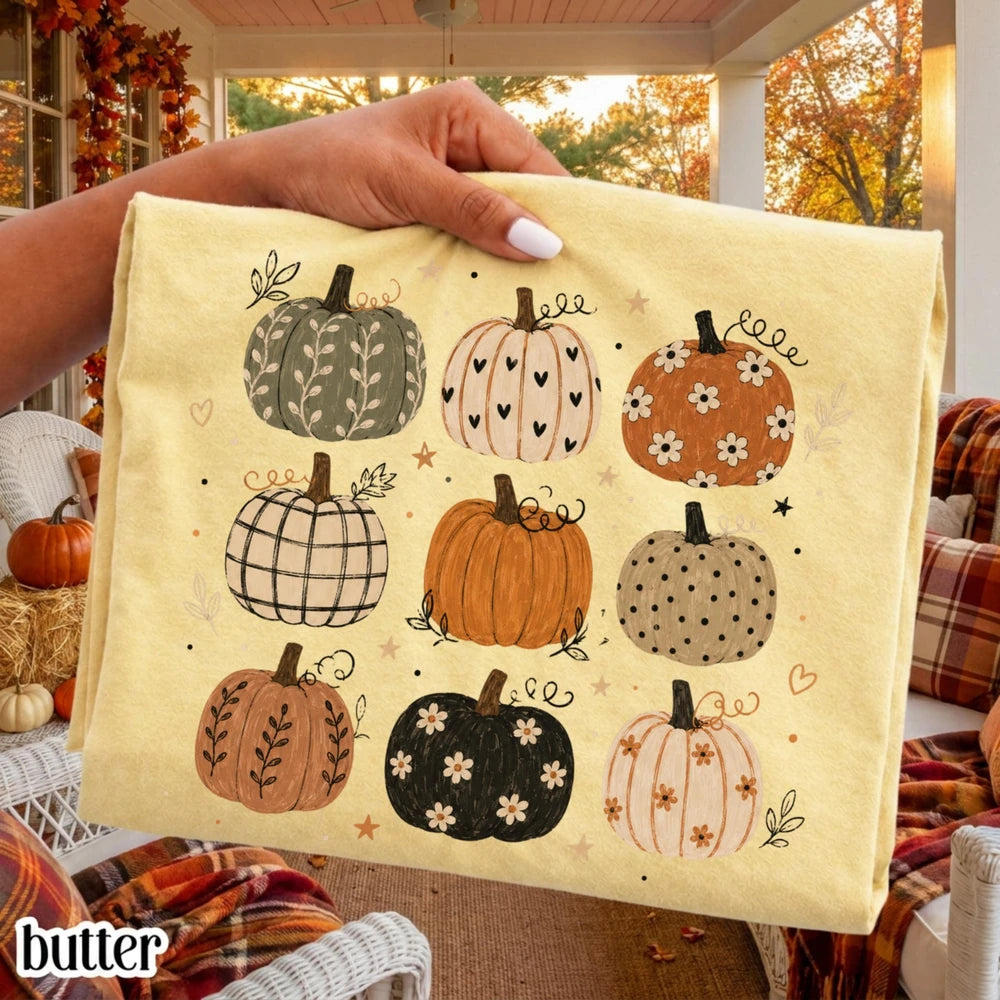 Boho Pumpkin Harvest T-Shirt