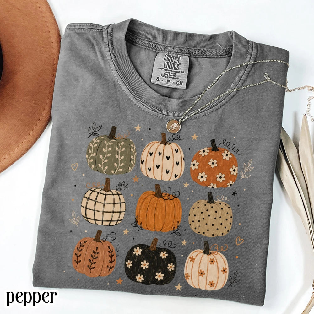 Boho Pumpkin Harvest T-Shirt