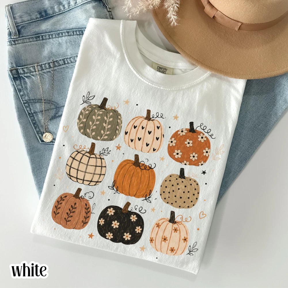Boho Pumpkin Harvest T-Shirt