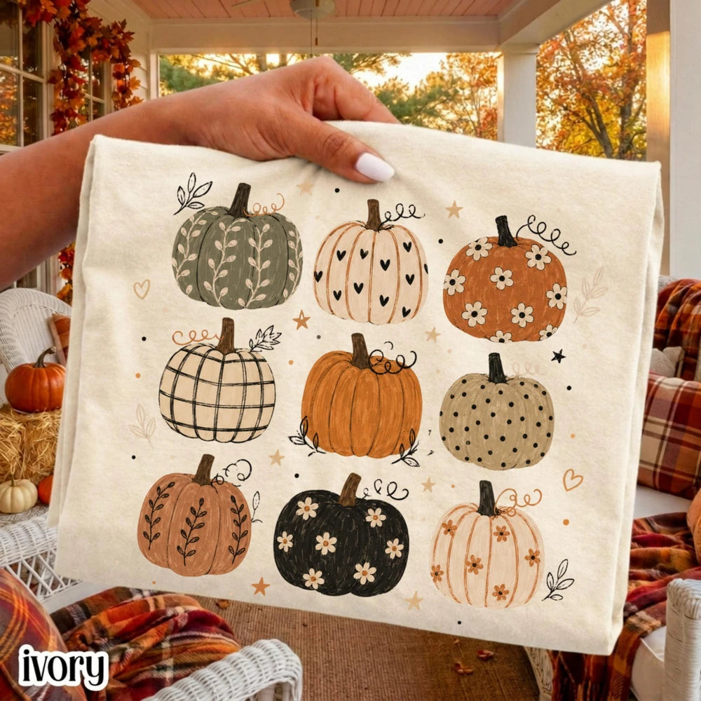 Boho Pumpkin Harvest T-Shirt