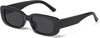 JASPIN Chunky Y2K Rectangle Sunglasses