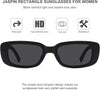 JASPIN Chunky Y2K Rectangle Sunglasses