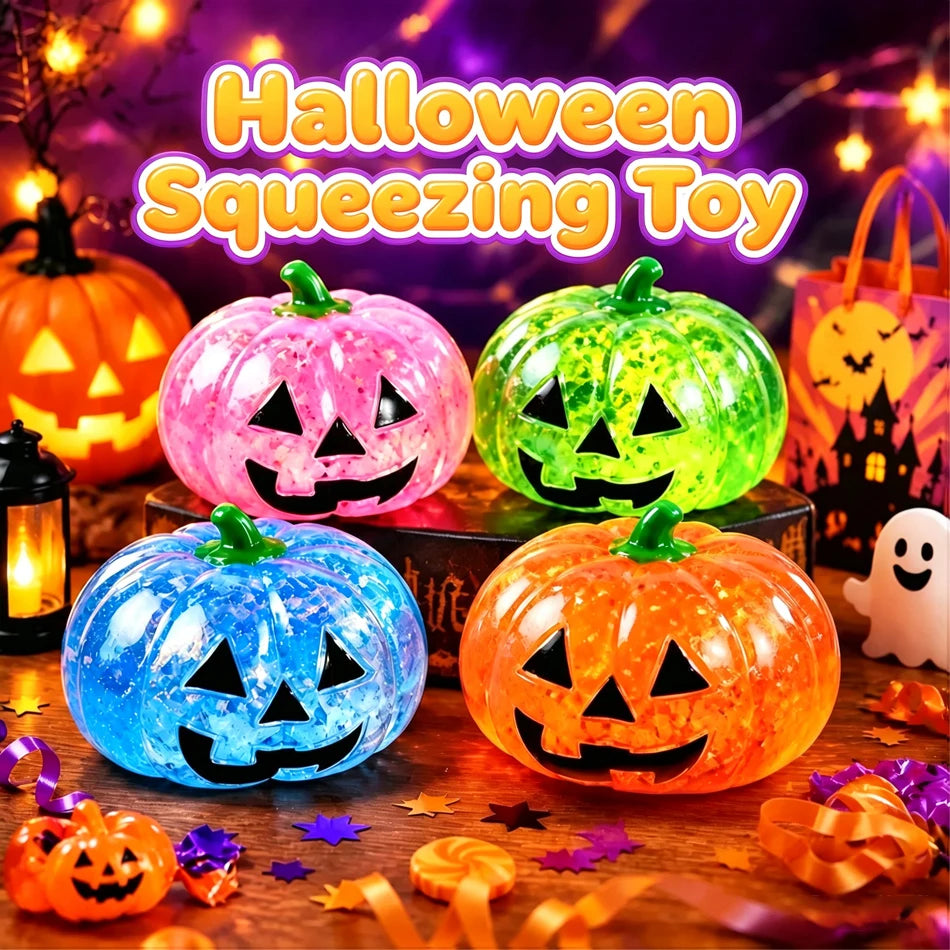 8cm Halloween Dumpling Squeeze Squishy Toy, Cute Slow Rising Squeeze Stress Relief Sensory Toy, Soft Kawaii Halloween Fidget Toy
